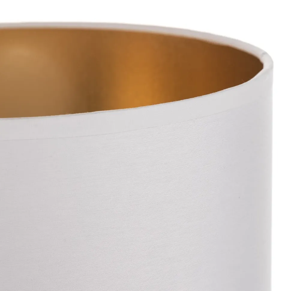 Lampenkap Alba, Ø 20 cm, E27, wit/goud