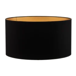 Lampenkap Alba, Ø 45 cm, E27, zwart/goud