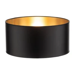 Lampenkap Alba, Ø 40 cm, E27, zwart/goud