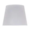 Lampenkap Classic L voor vloerlampen, wit/helder