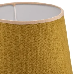 Lampenkap Classic S, geweven, mosterdgeel