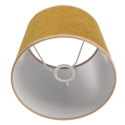 Lampenkap Classic S, geweven, mosterdgeel