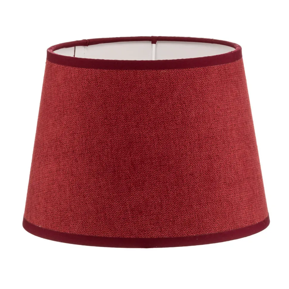 Lampenkap Classic S, geweven, rood