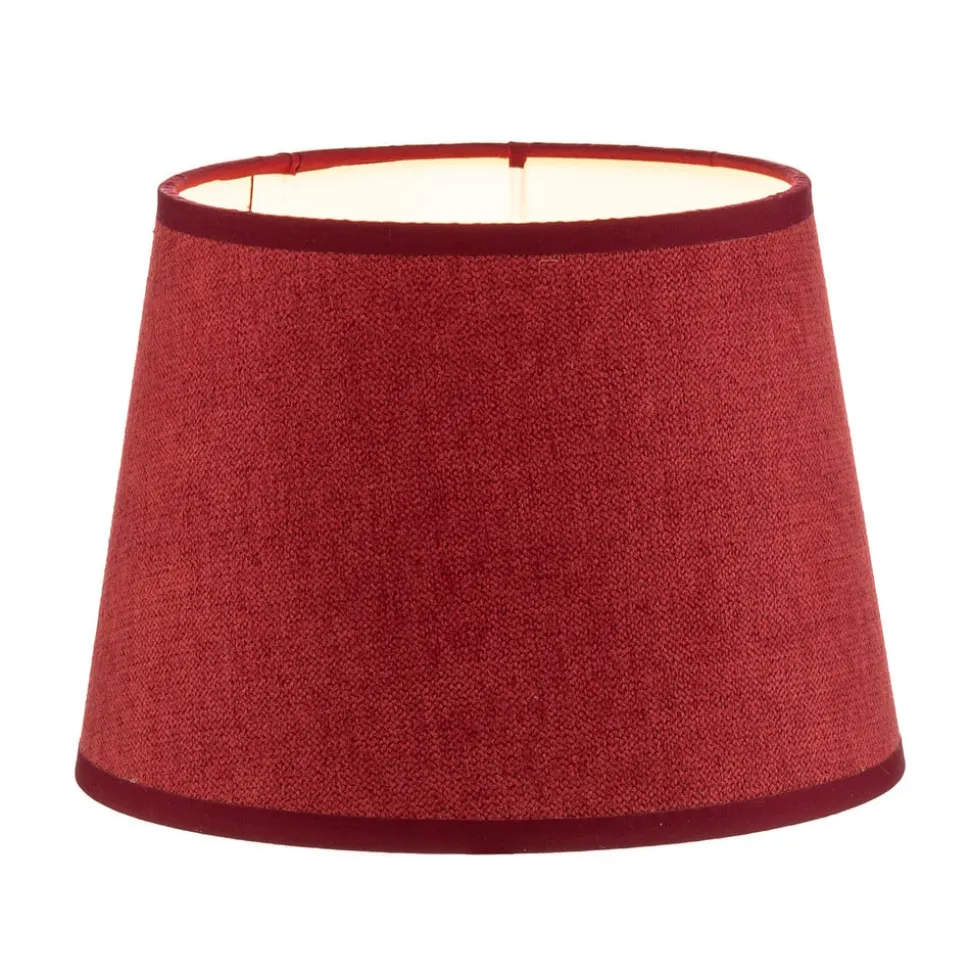 Lampenkap Classic S, geweven, rood