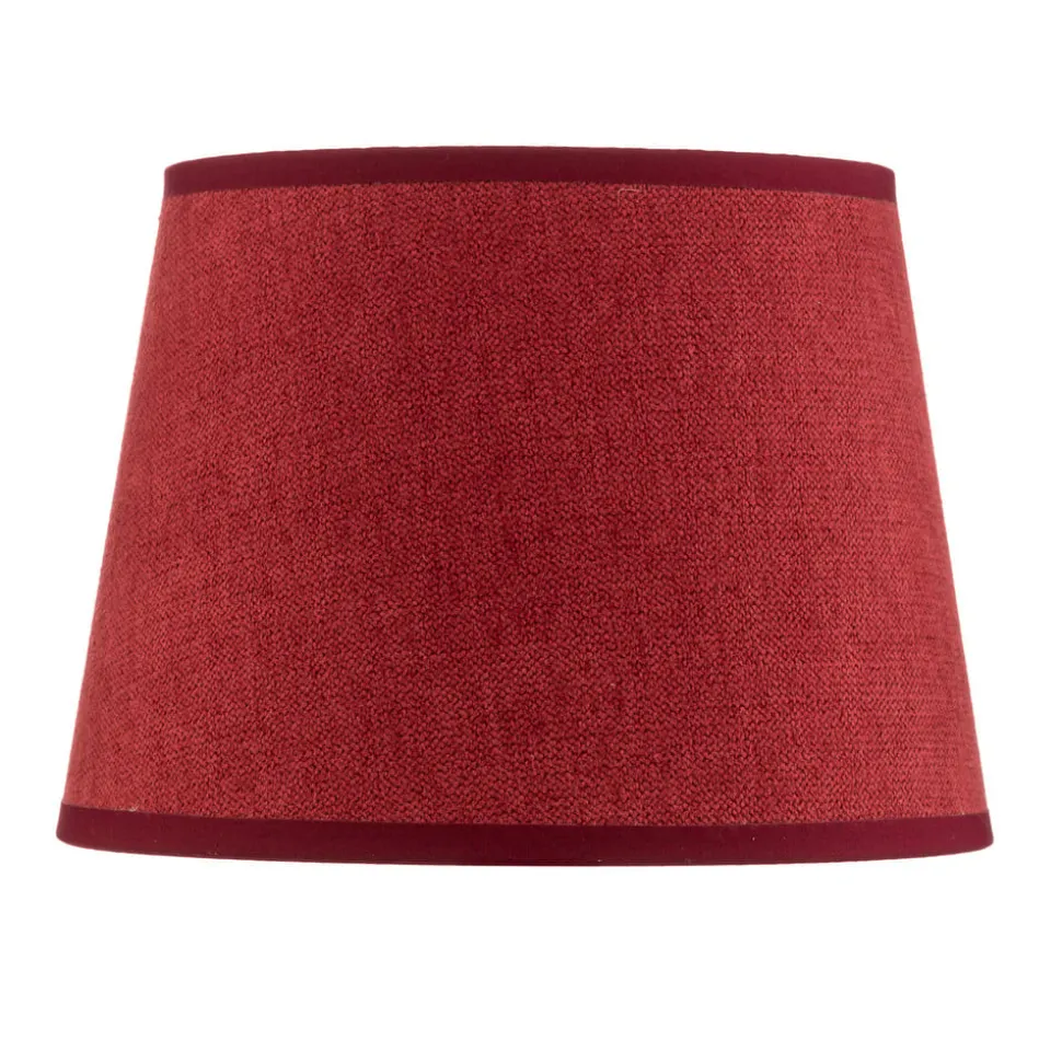 Lampenkap Classic S, geweven, rood