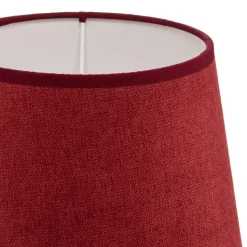 Lampenkap Classic S, geweven, rood