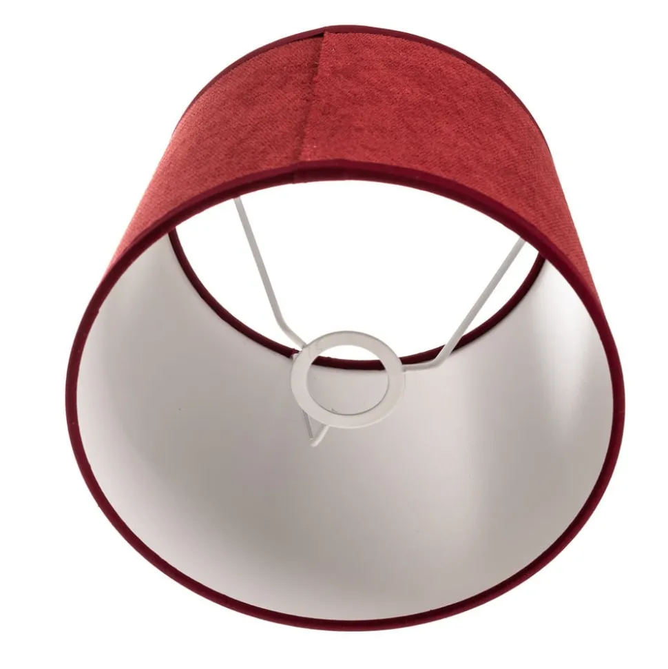Lampenkap Classic S, geweven, rood