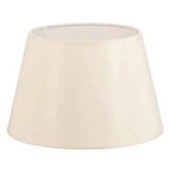 Lampenkap Cone hoogte 18 cm, chintz ecru/wit