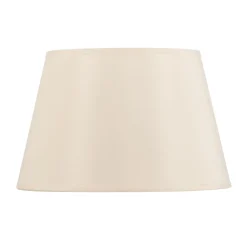 Lampenkap Cone hoogte 18 cm, chintz ecru/wit