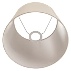 Lampenkap Cone hoogte 18 cm, chintz ecru/wit