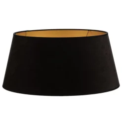 Lampenkap Cone hoogte 25,5 cm, zwart/goud