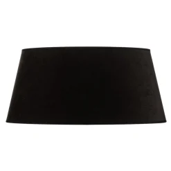 Lampenkap Cone hoogte 25,5 cm, zwart/goud