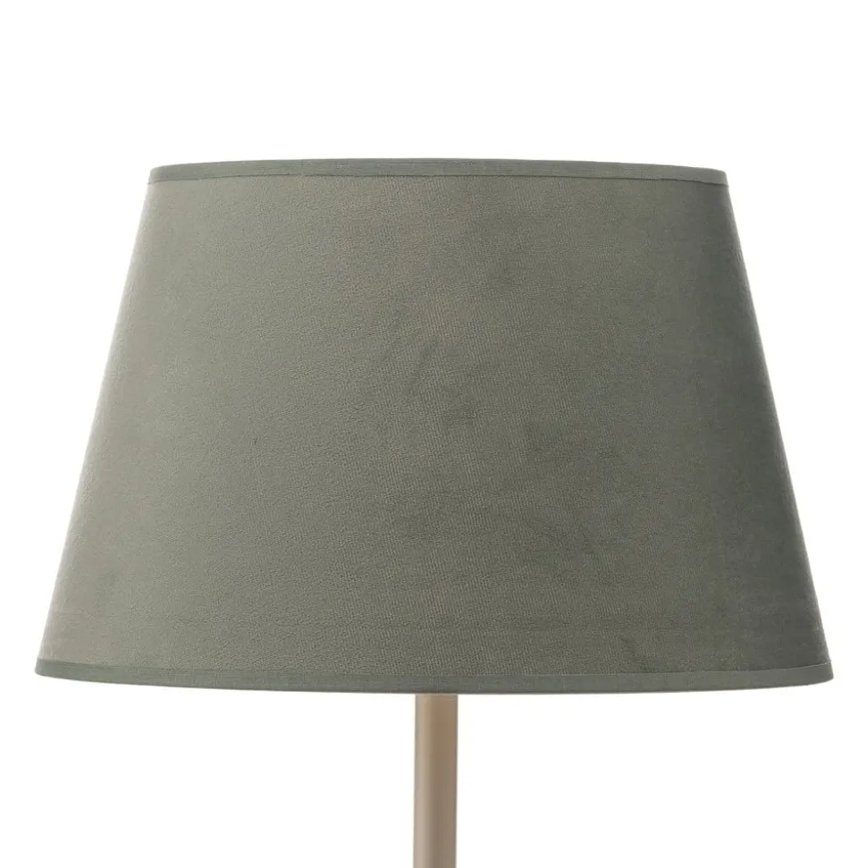 Lampenkap Cone hoogte 18 cm, mintgroen/goud