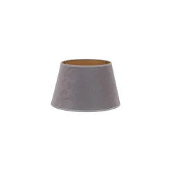 Lampenkap Cone hoogte 18 cm, grijs/goud