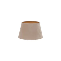 Lampenkap Cone hoogte 18 cm, beige/goud