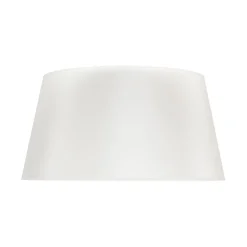 Lampenkap Cone hoogte 22,5 cm, chintz ecru/wit