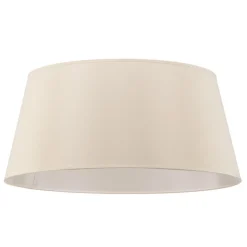 Lampenkap Cone hoogte 22,5 cm, chintz ecru/wit