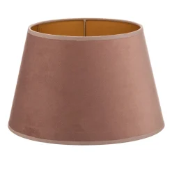 Lampenkap Cone hoogte 18 cm, roze/goud