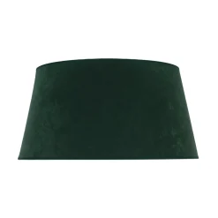 Lampenkap Cone hoogte 25,5 cm, donkergroen/goud