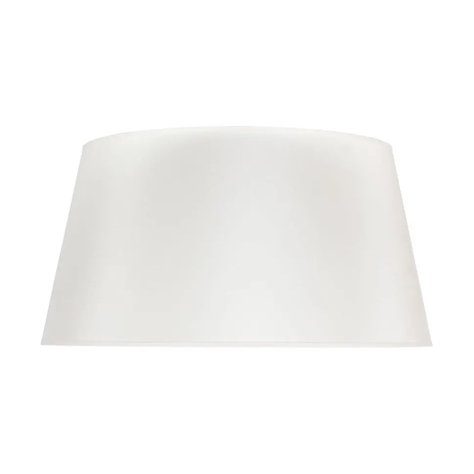 Lampenkap Cone hoogte 25,5 cm, chintz ecru/wit