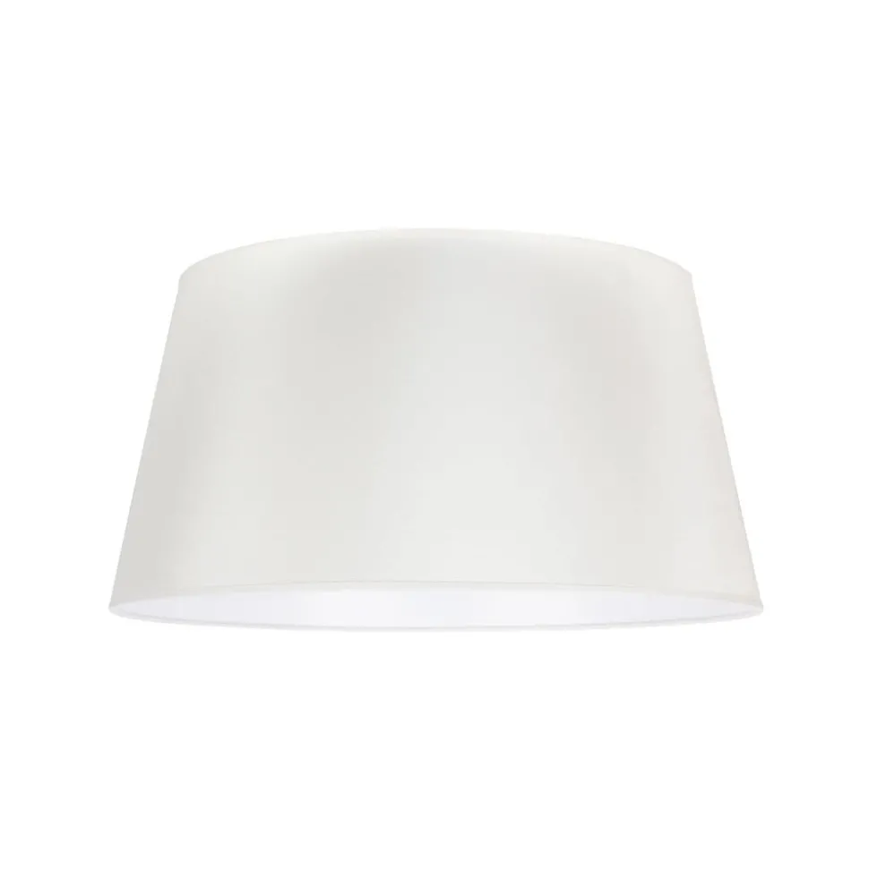 Lampenkap Cone hoogte 25,5 cm, chintz ecru/wit