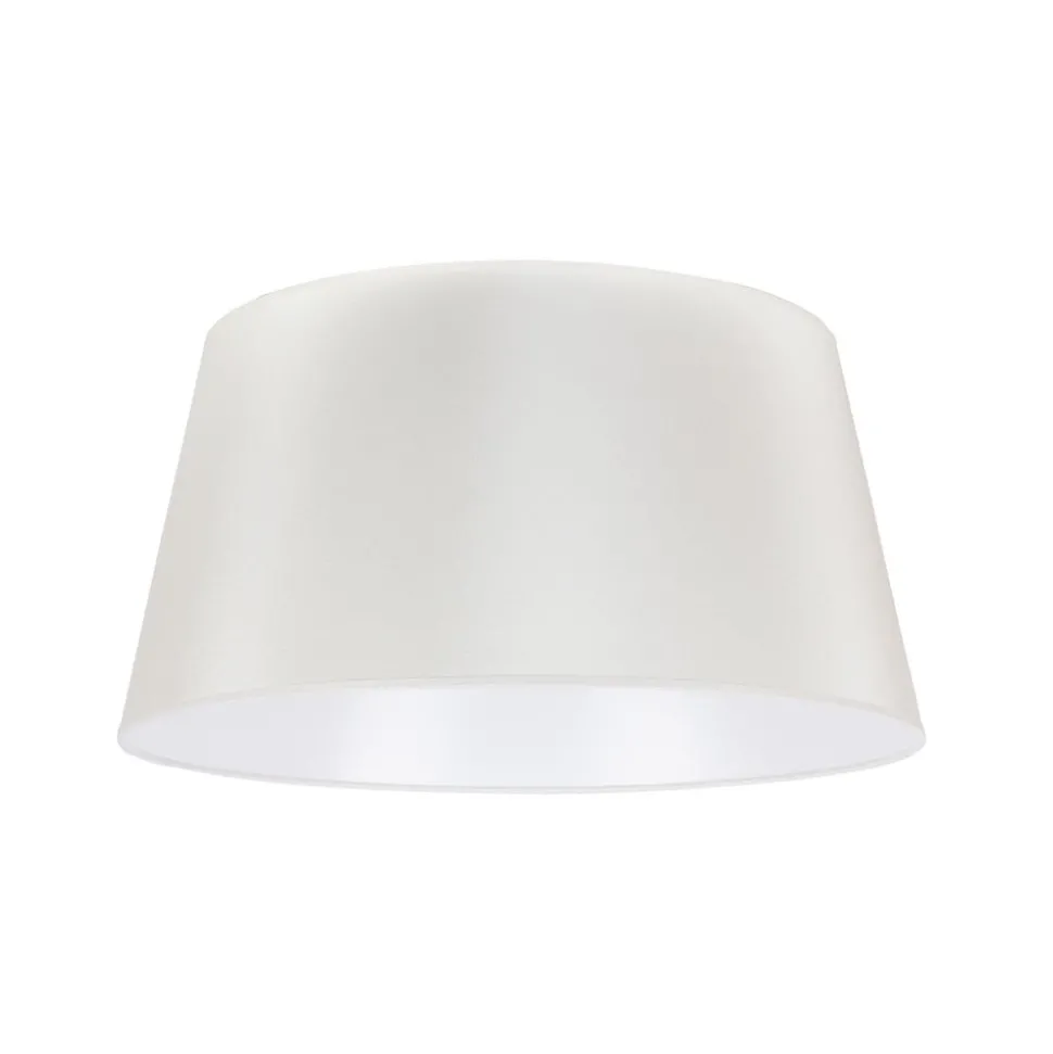 Lampenkap Cone hoogte 25,5 cm, chintz ecru/wit