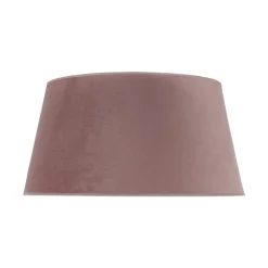 Lampenkap Cone hoogte 25,5 cm, roze/goud