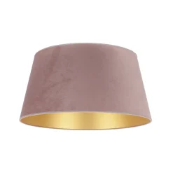 Lampenkap Cone hoogte 25,5 cm, roze/goud