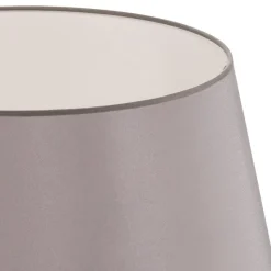 Lampenkap Cone hoogte 25,5 cm, chintz wit