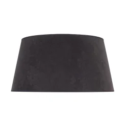 Lampenkap Cone hoogte 25,5 cm, ecru/goud