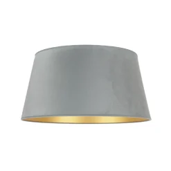 Lampenkap Cone hoogte 22,5 cm, mintgroen/goud