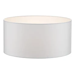 Lampenkap Corralee Ø 50 cm hoogte 25 cm wit