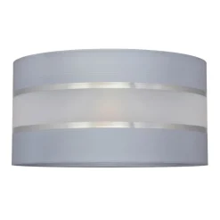 Lampenkap Helen E27 Ø40/hoogte 20cm grijs/zilver