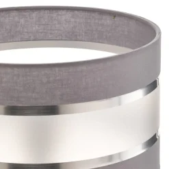 Lampenkap Helen E27 Ø25/hoogte 15cm grijs/zilver