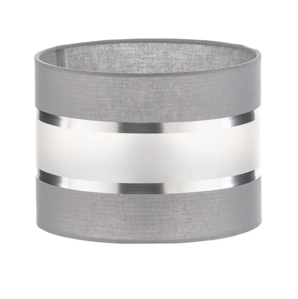 Lampenkap Helen E27 Ø20/hoogte15cm grijs/zilver