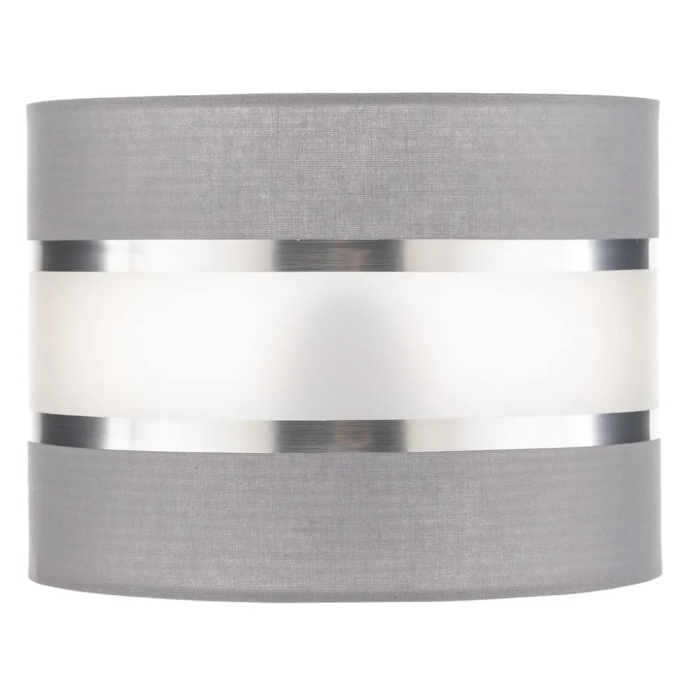 Lampenkap Helen E27 Ø20/hoogte15cm grijs/zilver