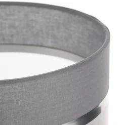 Lampenkap Helen E27 Ø20/hoogte15cm grijs/zilver