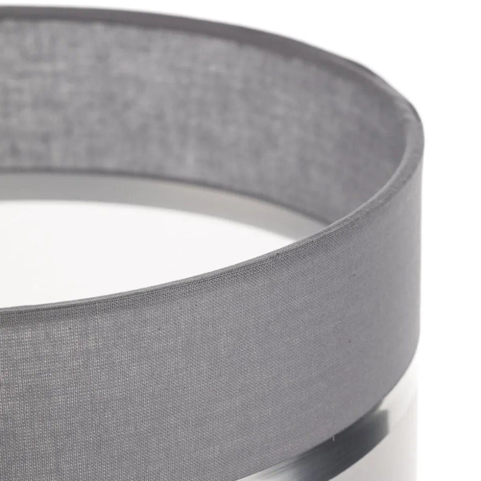 Lampenkap Helen E27 Ø20/hoogte15cm grijs/zilver