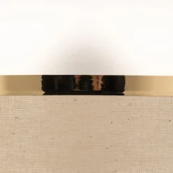 Lampenkap Helen E27 Ø20/hoogte15cm ecru/goud