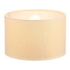 Lampenkap Roller Ø 25 cm, ecru/goud