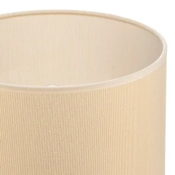 Lampenkap Roller Ø 25 cm, ecru/goud