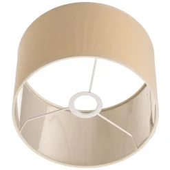Lampenkap Roller Ø 25 cm, ecru/goud