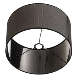 Lampenkap Roller Ø 40 cm, zwart/zilver