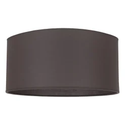 Lampenkap Roller, aardebruin, Ø 50 cm, hoogte 24 cm