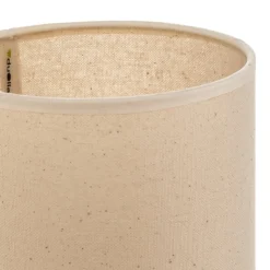 Lampenkap Roller, beige, Ø 15 cm, hoogte 15 cm