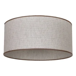 Lampenkap Roller, ecru, jute, Ø 50 cm, hoogte 24 cm