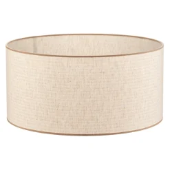 Lampenkap Roller, ecru, jute, Ø 50 cm, hoogte 24 cm