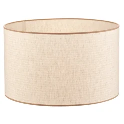 Lampenkap Roller, ecru, jute, Ø 50 cm, hoogte 30 cm