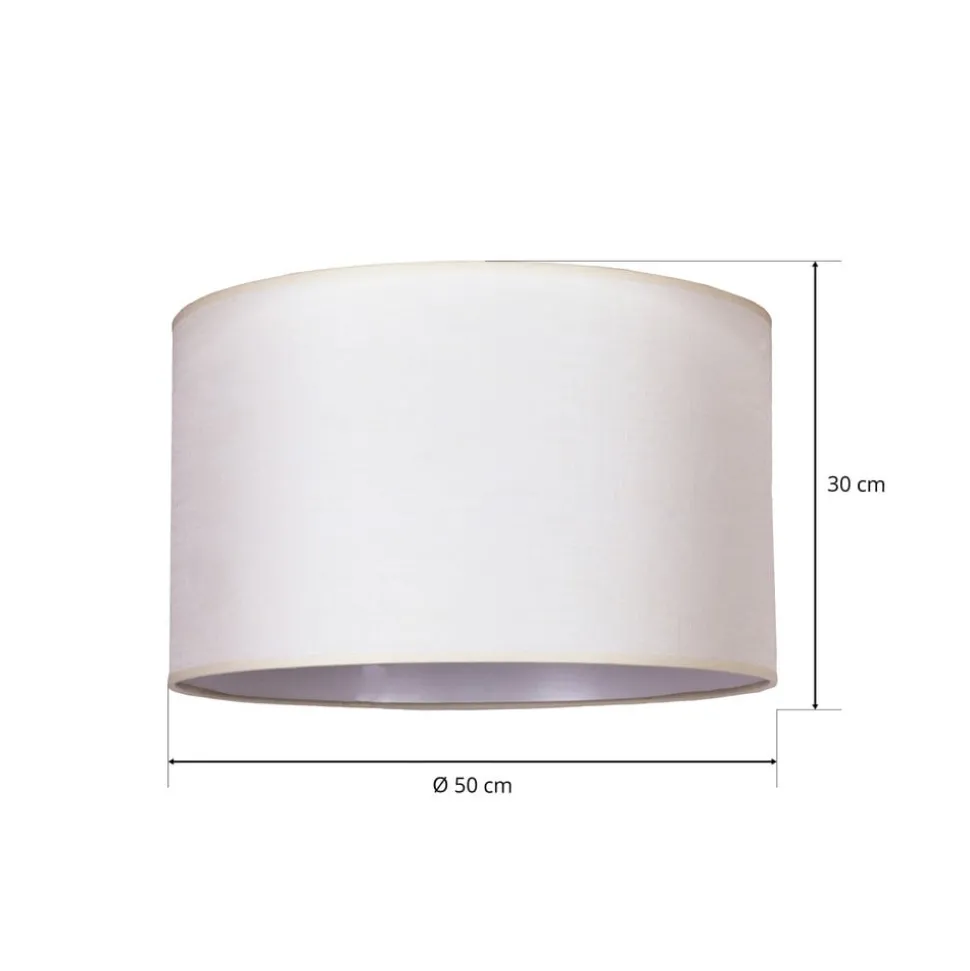Lampenkap Roller ecru katoen Ø50cm hoogte 30cm