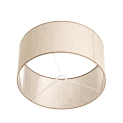 Lampenkap Roller ecru/beige Ø 50 cm hoogte 24 cm
